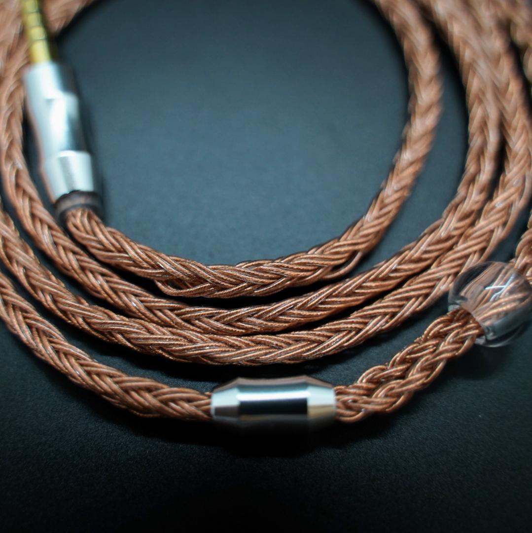 【1点のみ】16コア 7N高純度単結晶銅 メッキ無 C IEM 2Pin/4.4