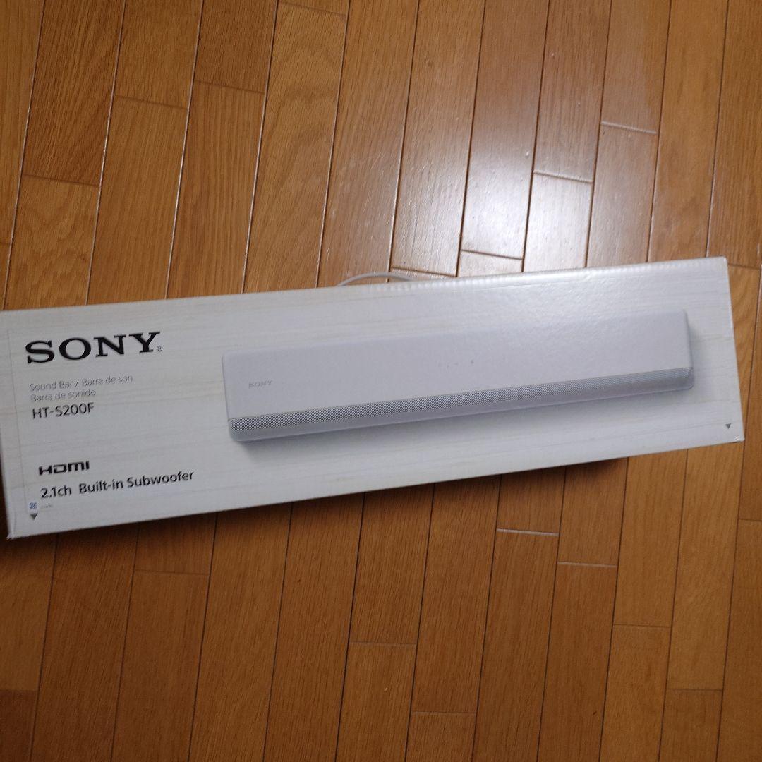 ソニー コンパクトサウンドバー HT-S200F W クリームホワイト