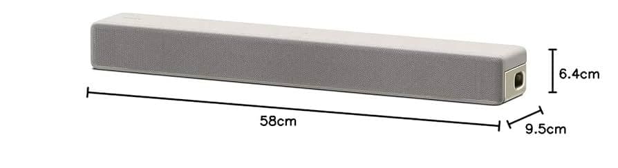 ソニー コンパクトサウンドバー HT-S200F W クリームホワイト