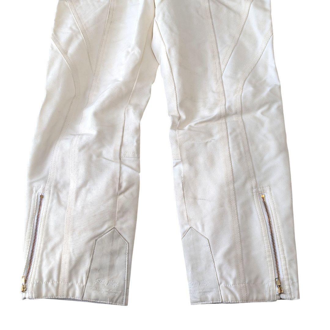 ellesse スキーウェア 上下セット　白と紺色 M キッズ 160