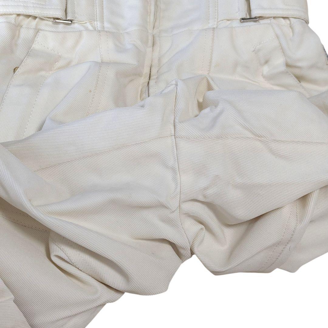 ellesse スキーウェア 上下セット　白と紺色 M キッズ 160