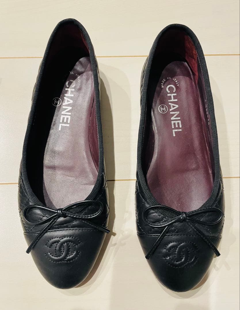 CHANEL シャネル　フラットシューズ　バレエシューズ　35 1/2