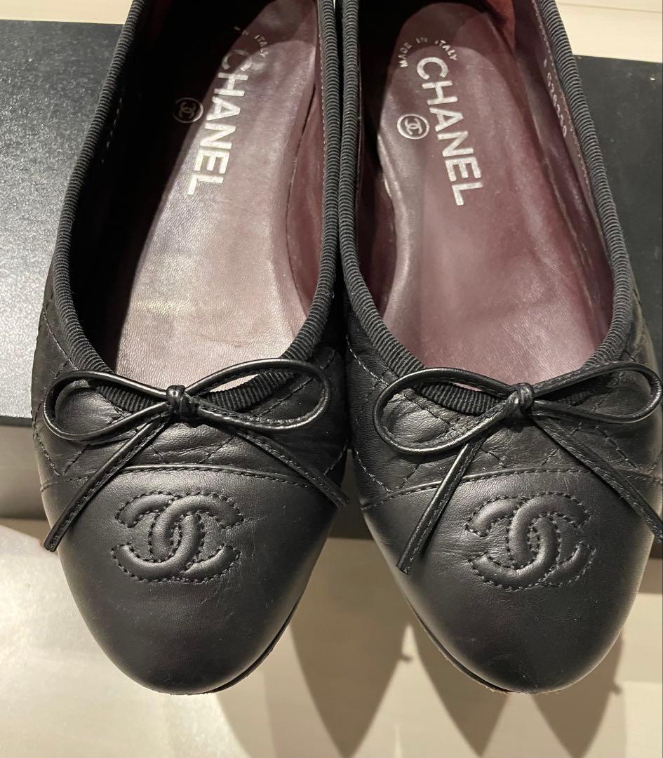 CHANEL シャネル　フラットシューズ　バレエシューズ　35 1/2