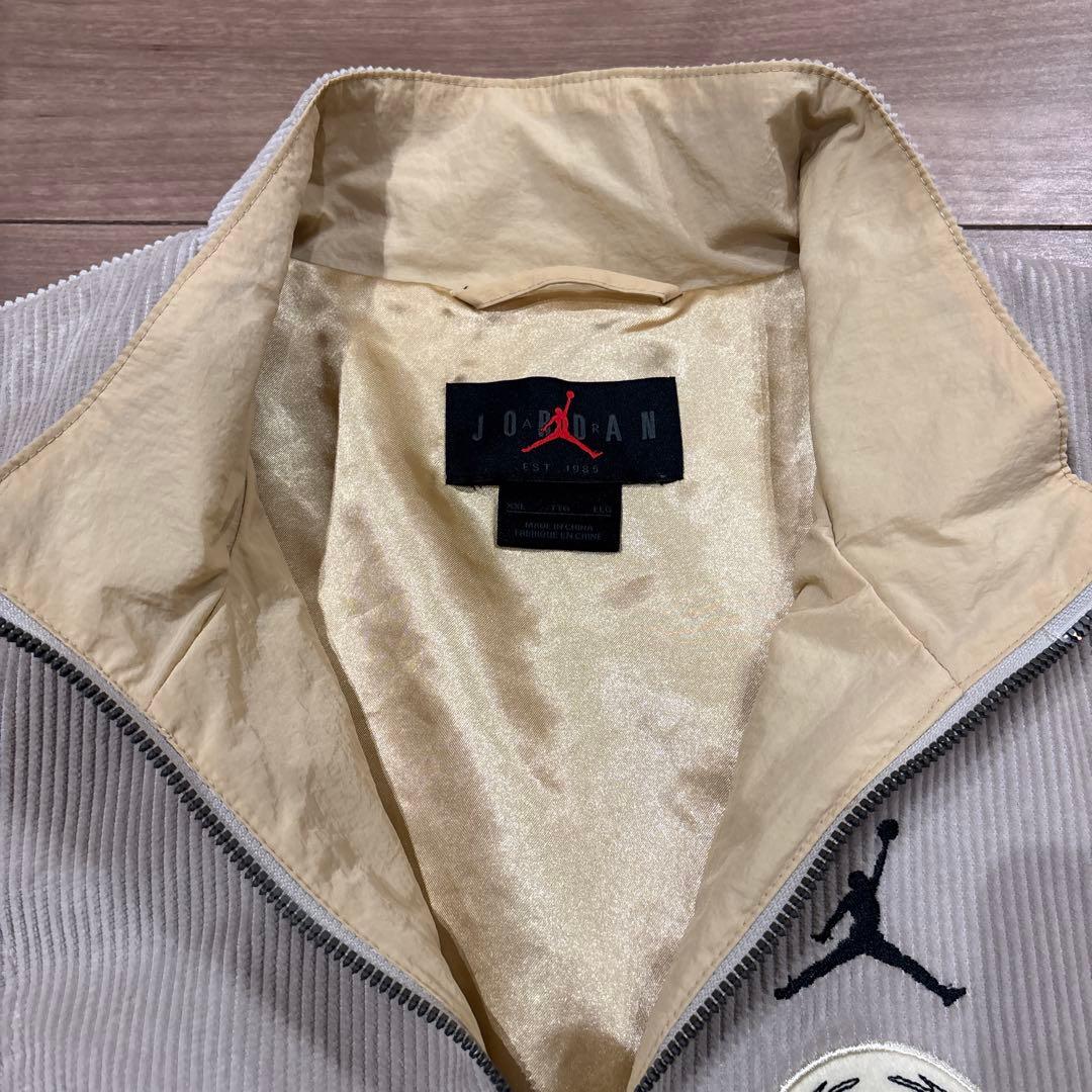 Jordan ナイロンジャケット XXL イエロー/グレー
