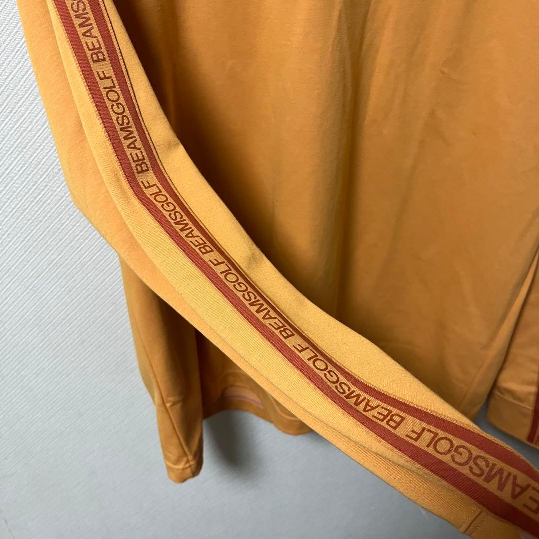 新品 BEAMS GOLF 長袖 ラインロゴ モックネック