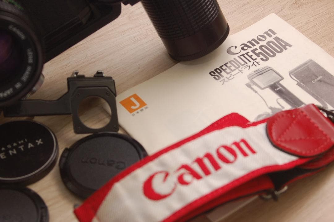 【片付け整理】Canon F-1N レンズ、アクセサリーセット