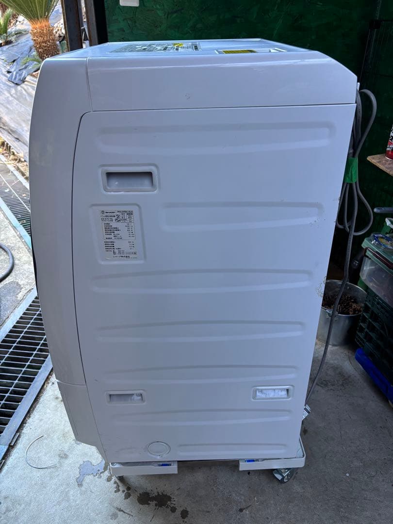 高年式 分解クリーニング済 SHARP ES-S7D 2020年製 左開き