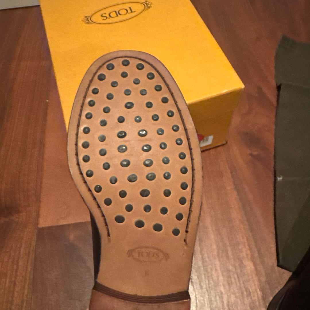【新品未使用】TODS ローファー　ブラック　6
