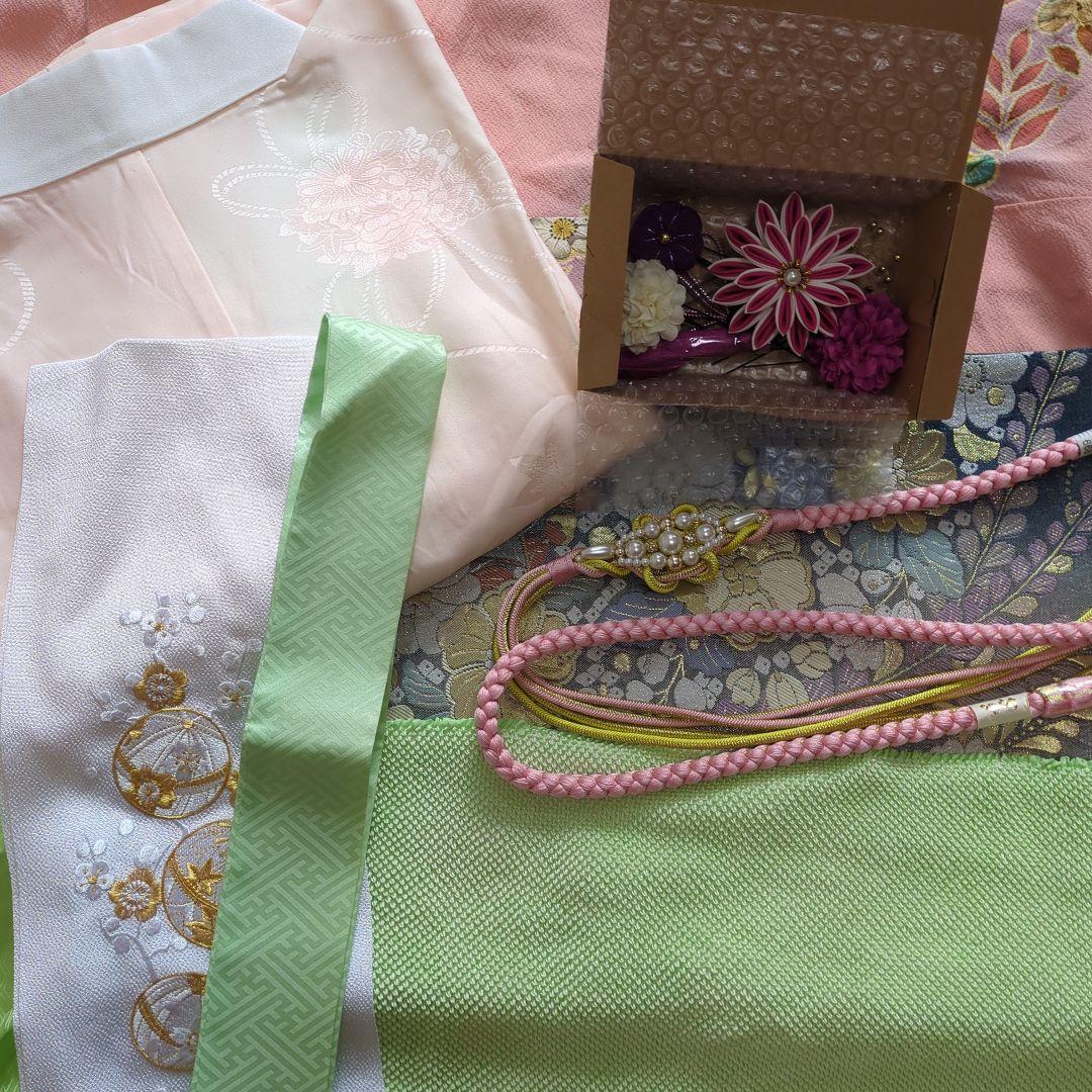 翠山工房 落款 振袖フルセット ９種セット正絹 辻が花 成人式 花絞り 裄丈69