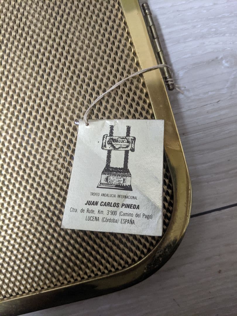 スペイン製ビンテージ ファイヤースクリーン 真鍮 間仕切り パーテーション