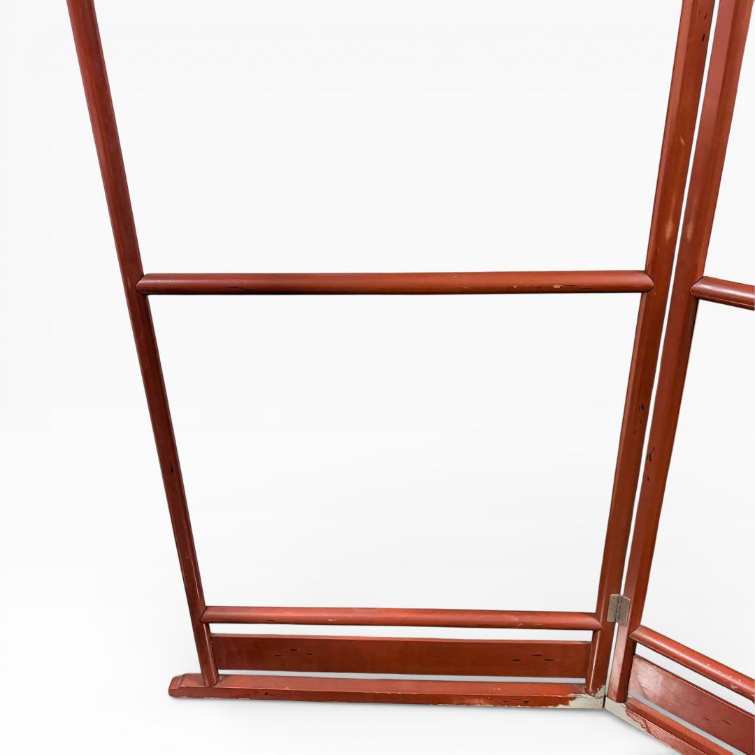 衣桁 着物掛け 衣紋掛け 折り畳み インテリア 昭和レトロ　アンティーク 木製