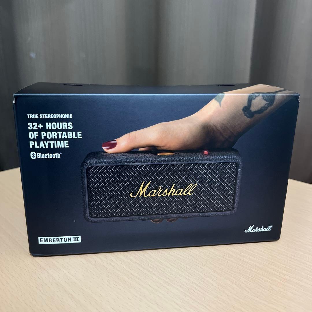 【新品未使用】Marshall Emberton III 3 ブラック