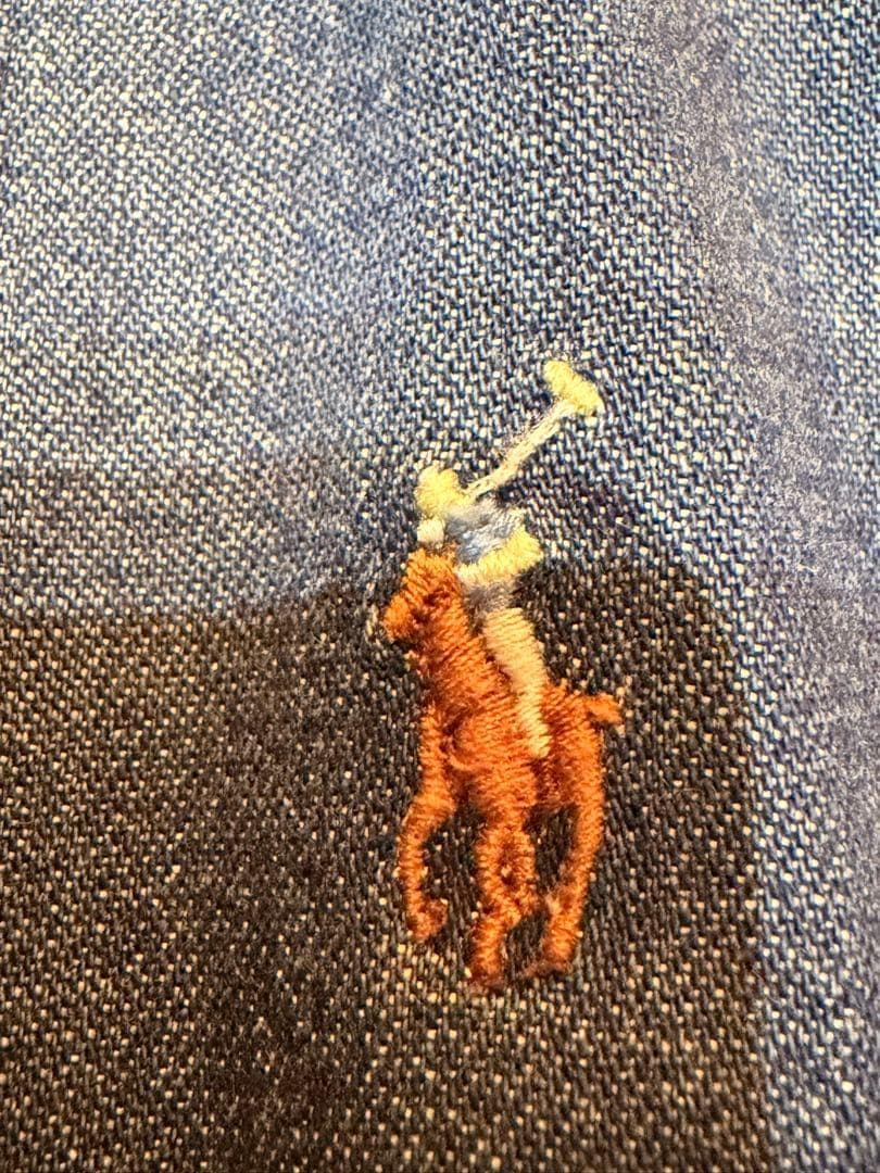 【未使用級✨】ポロラルフローレン即完売ダンガリーシャツデニムシャツマルチポニー