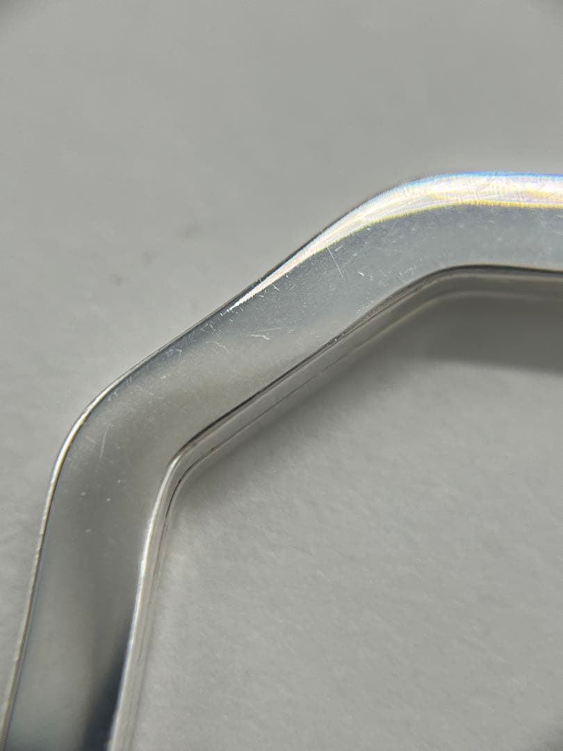 ティファニー TIFFANY オクタゴン チャーム キーリング SV925