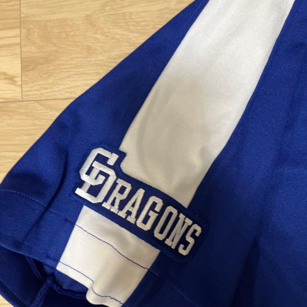 中日ドラゴンズ　佐藤充　実使用ビジターユニフォーム　デサント製