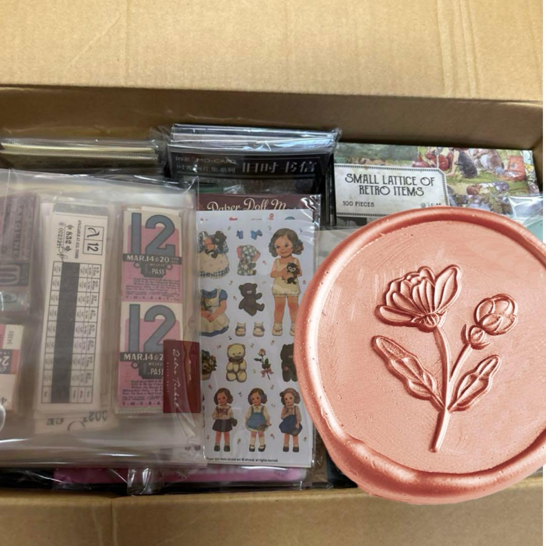 海外コラージュ素材紙 大量まとめ2★新品未使用