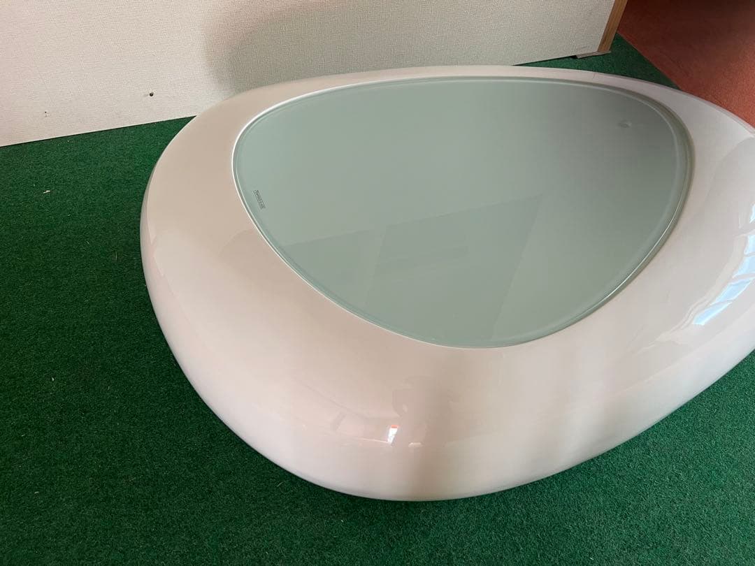 プ*読様 【O-1508】ローテーブル スペースエイジ 卵型テーブル エッグテー