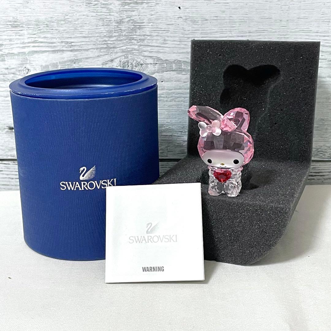 【良品】SWAROVSKI My Melody クリスタルフィギュリン
