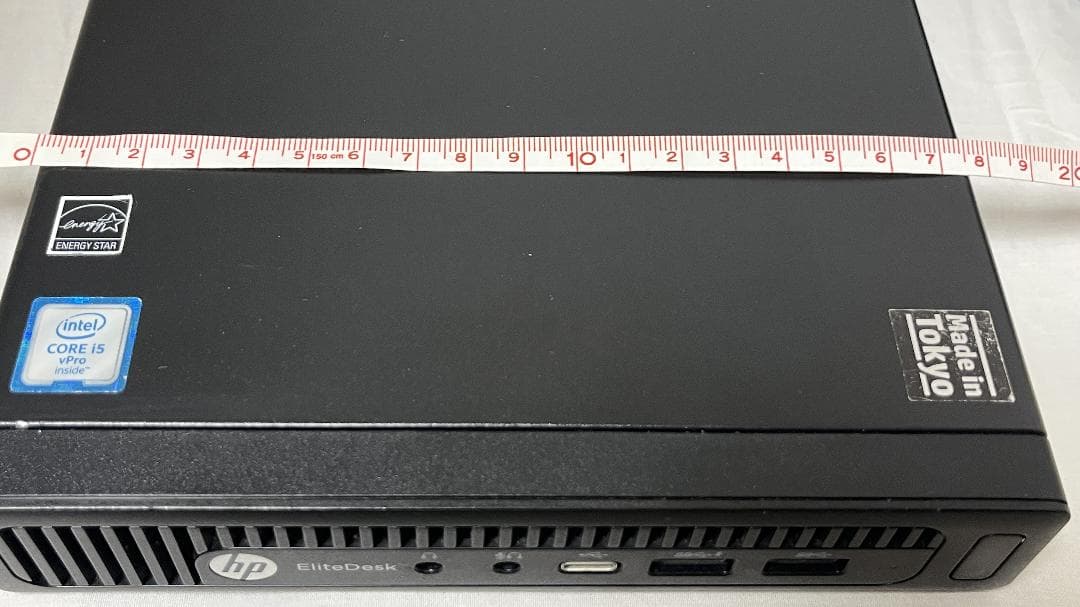 HP EliteDesk 小型デスクトップPC　NVMe128GB+HDD1TB