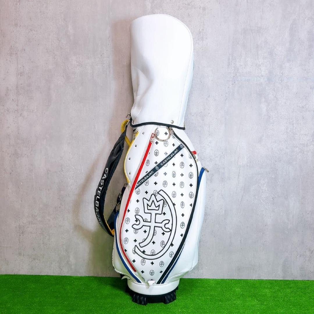 CASTELBAJAC カステルバジャック　キャディ　ゴルフバッグ ホワイト
