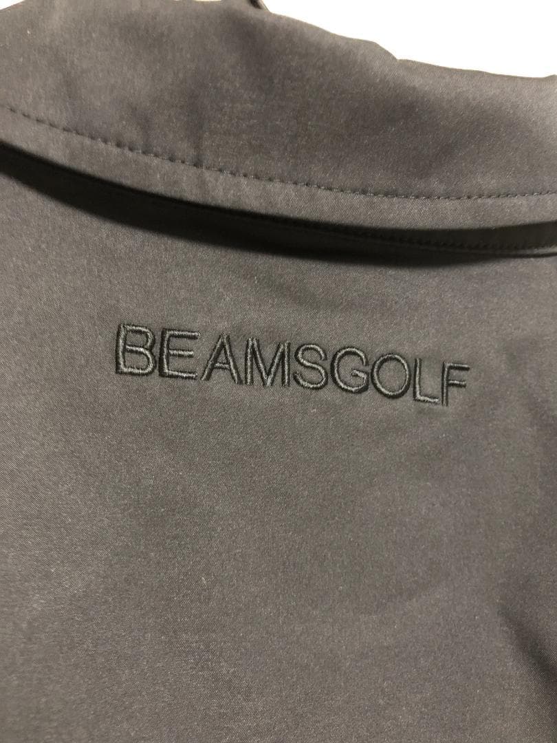 未使用 新作 ビームスゴルフ 緑チェック ブルゾン ブラック 黒 M