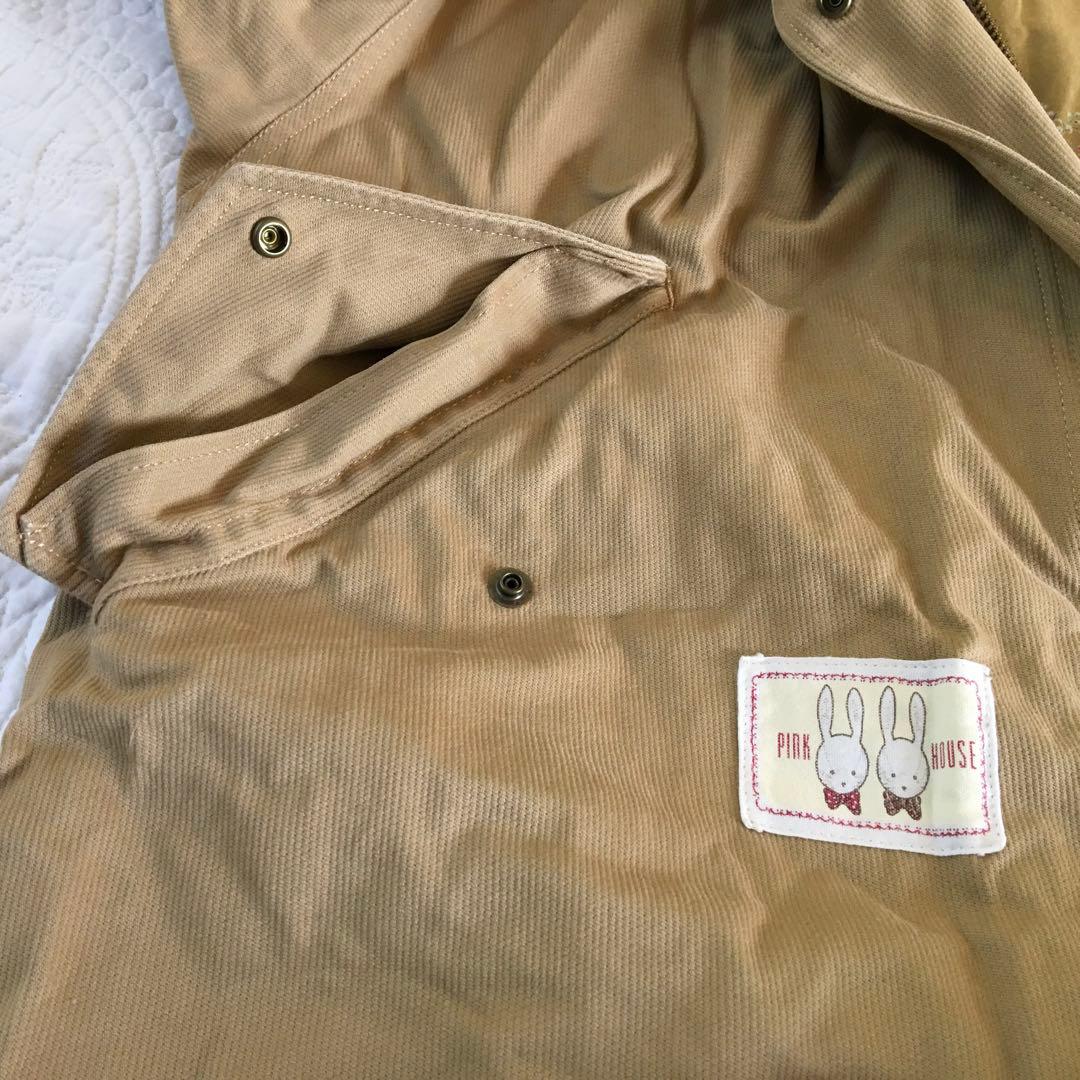 ピンクハウスコート　花刺繍