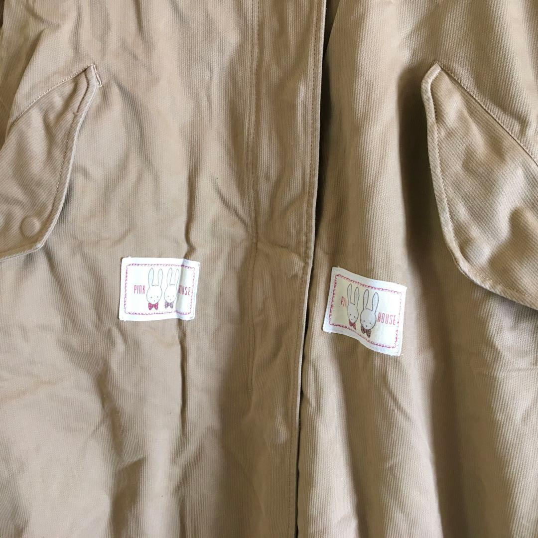 ピンクハウスコート　花刺繍