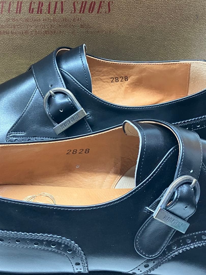 SCOTCH GRAIN スコッチグレイン 2828 ブラック　紳士靴 26.5