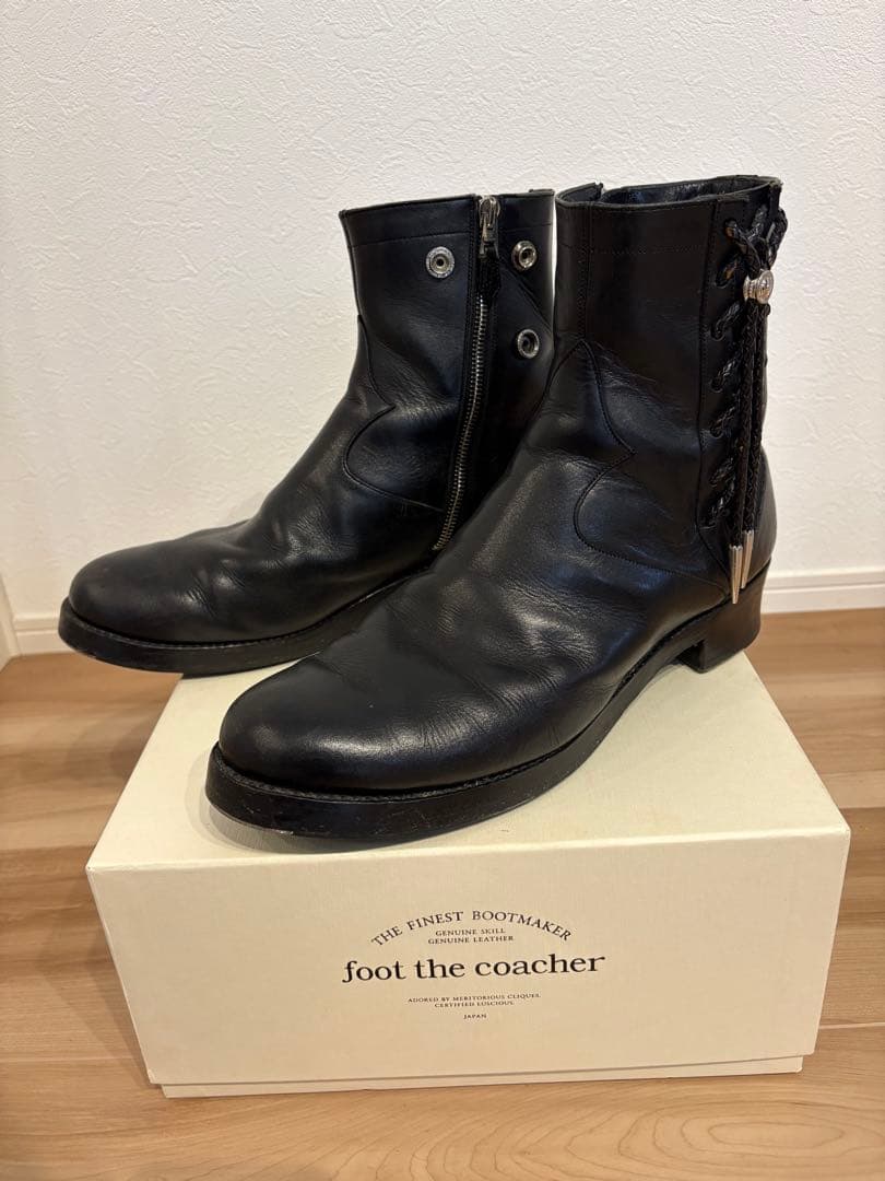 foot the coacher サイドレースブーツ