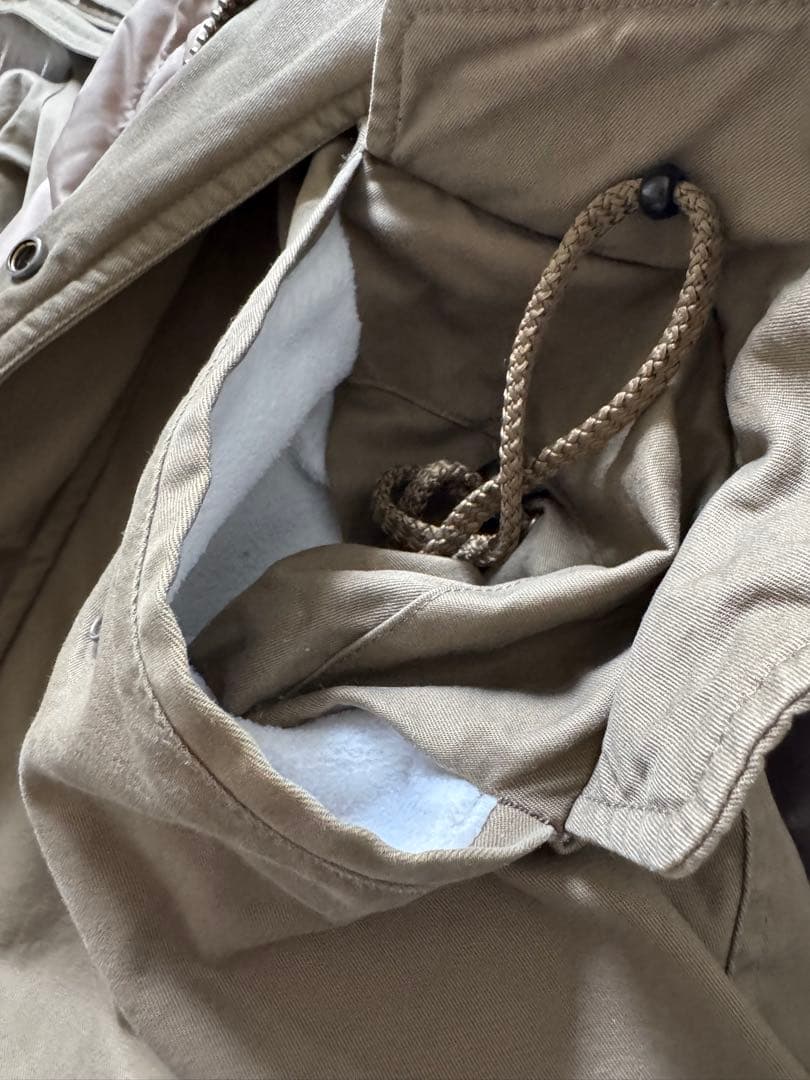 WOOLRICHモッズコート ラビット/コヨーテファー ライナー付