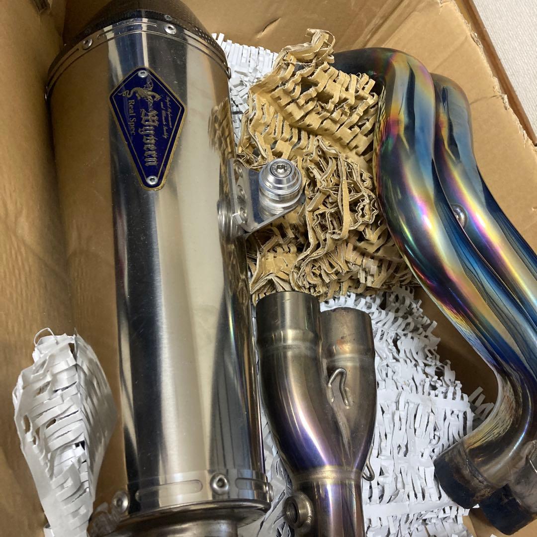 mt-07 フルエキチタンマフラー　リアルスペック　ガスレポ付属【ジャンク】