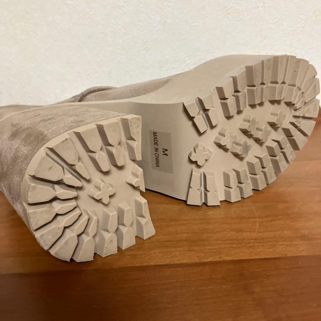 【美品】✨GYDA✨フェイクムートンplatformショートブーツ23.5