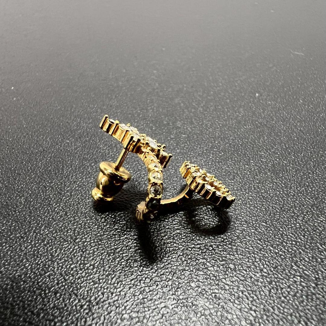 ✨正規品＆極美品‼️✨ ディオール CLAIR D LUNE クリスタル ピアス