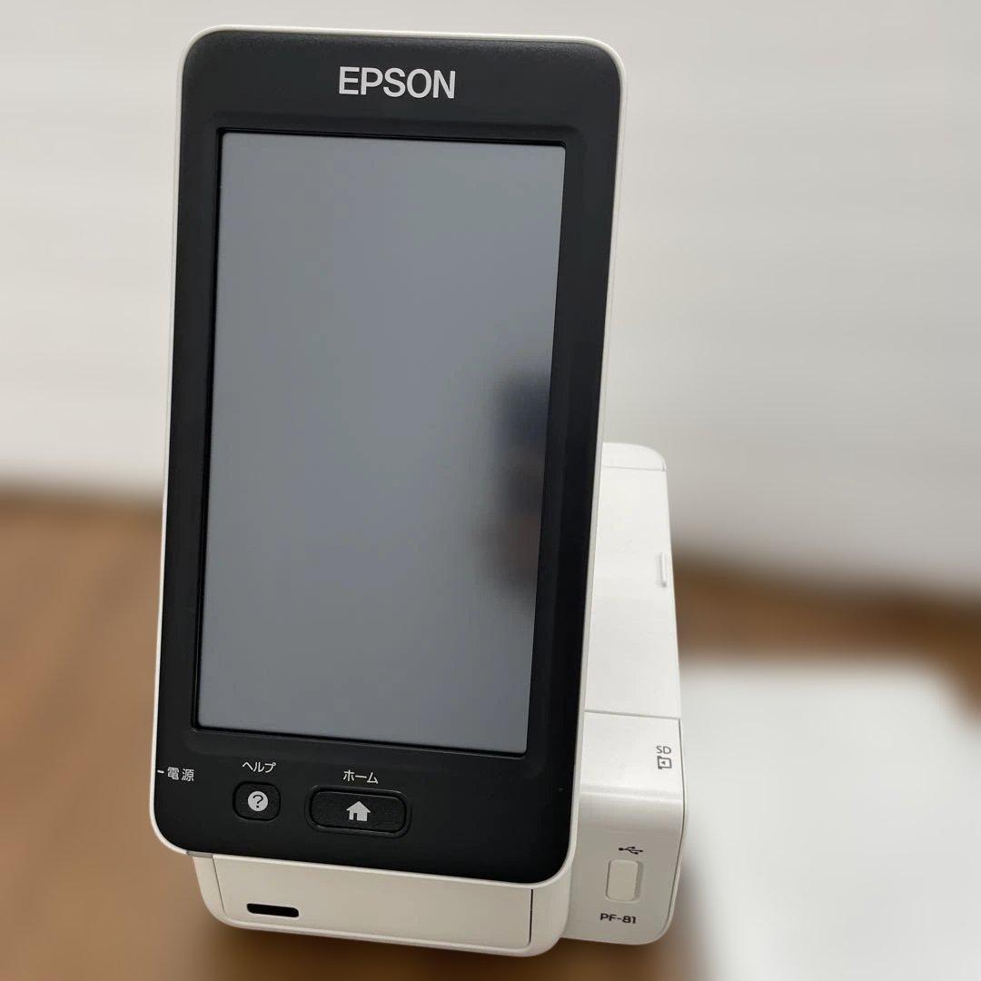 10416EPSON ハガキプリンター PF-81 年賀状 宛名達人タッチパネル