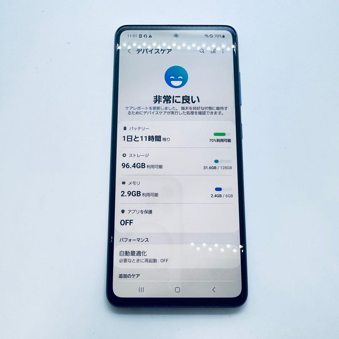 【SIMフリー】 Galaxy A52 5G SC-53B 本体 動作確認済み