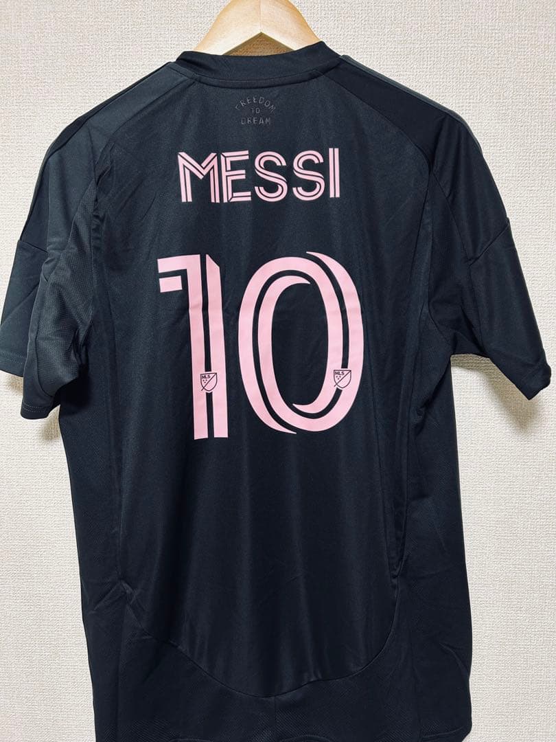 【正規品】メッシ インテルマイアミ 2025アウェイユニフォームＬサイズ