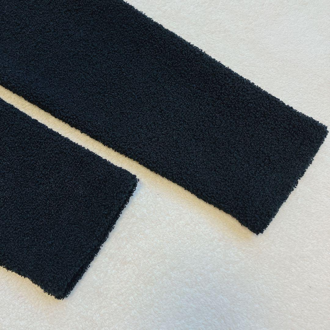 THIRD MAGAZINE パイルジャケット アンサンブル 黒 24SS