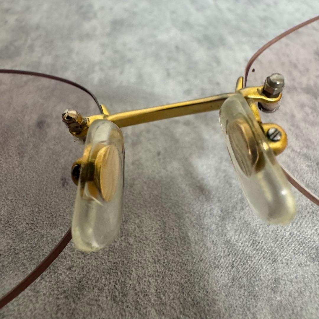 CHANEL シャネル サングラス リムレス ココマーク ヴィンテージ 度入り