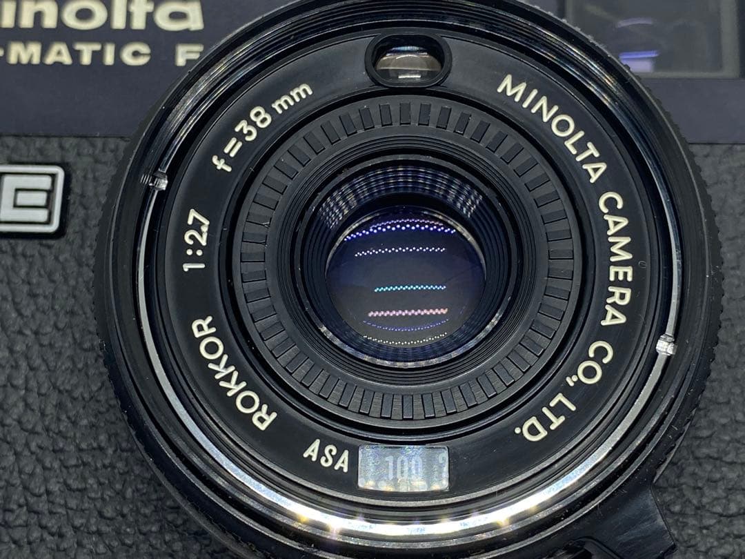 Minolta ミノルタ Hi-Matic F フィルムカメラ ブラック