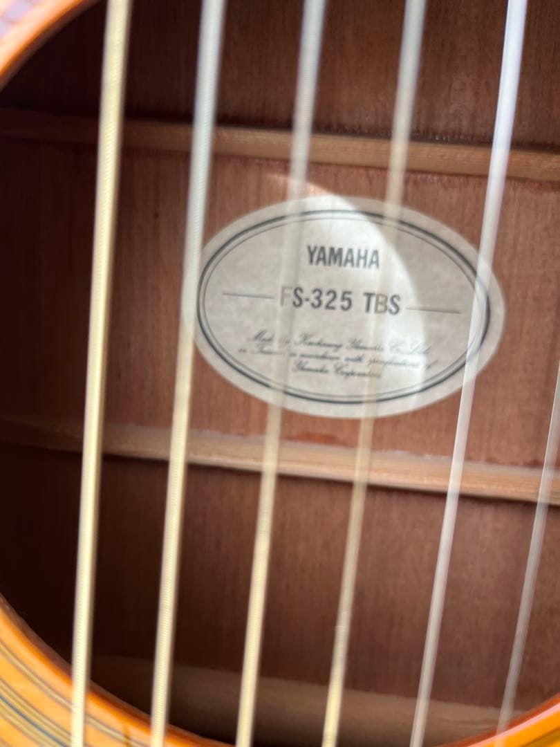 YAMAHA FS-325TBS アコースティックギター 純正ソフトケース付き