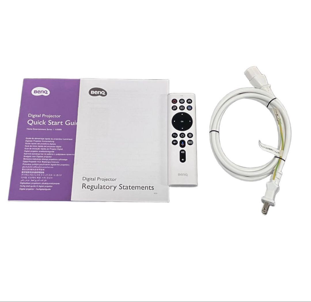 BenQ X3000i 4Kゲーミングプロジェクター (出品時光源使用68h)