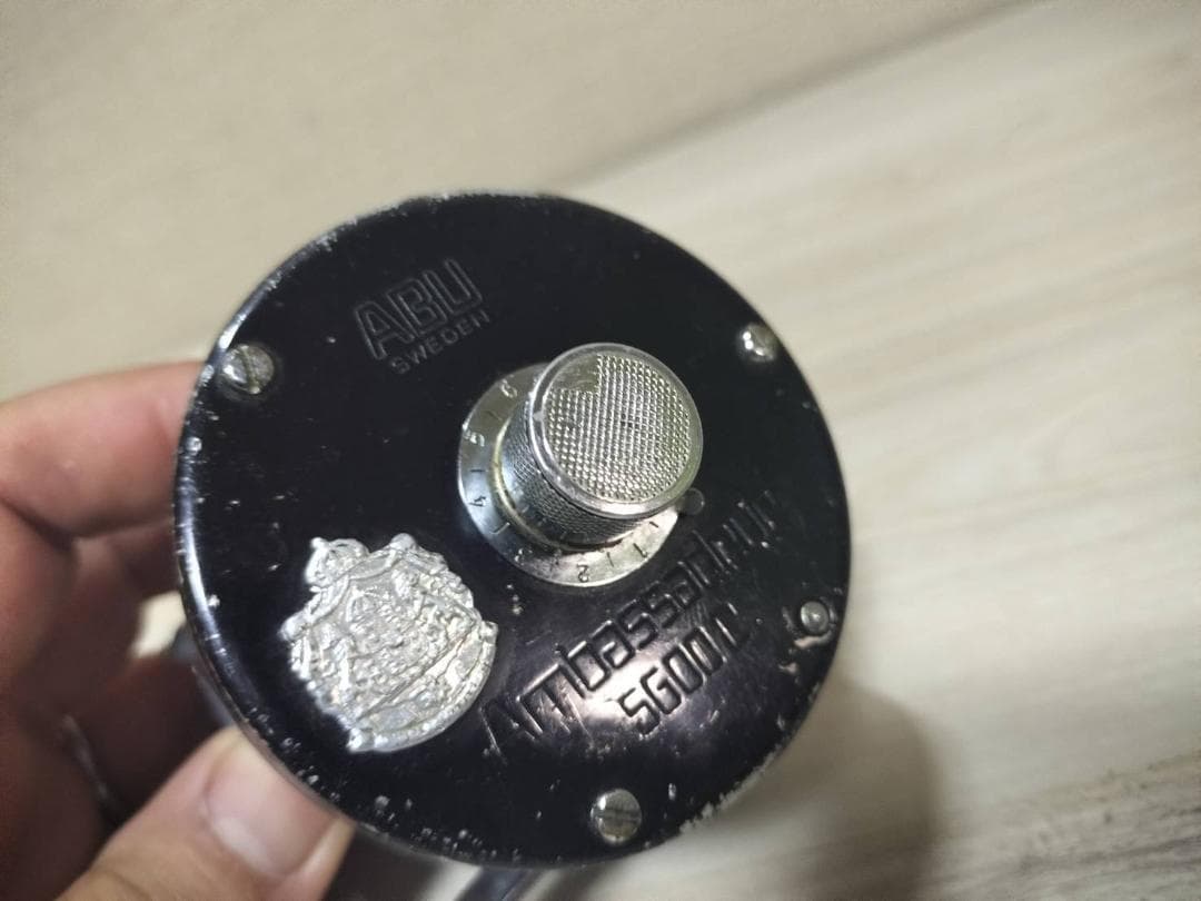 ★アブガルシア　アンバサダー5600Ｃ　ビンテージ　リール　赤ベロ