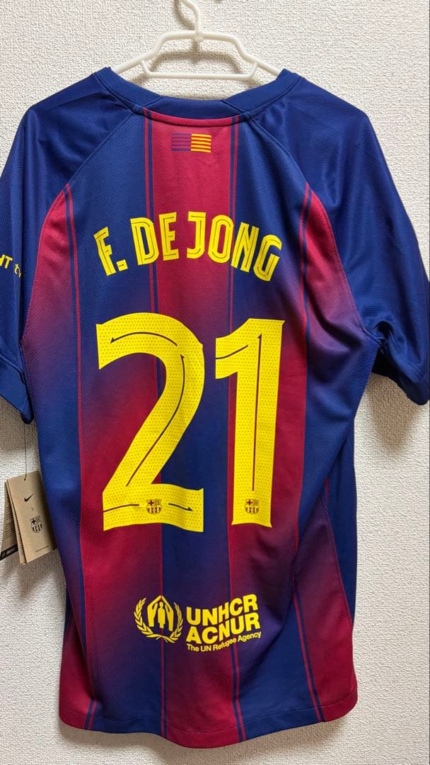 FC Barcelona F. DE JONG ユニホーム25/26「タグ付き」
