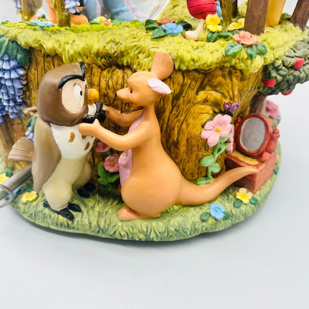 ［レア］くまのプーさんオルゴール　スノードーム　スノーグローブ