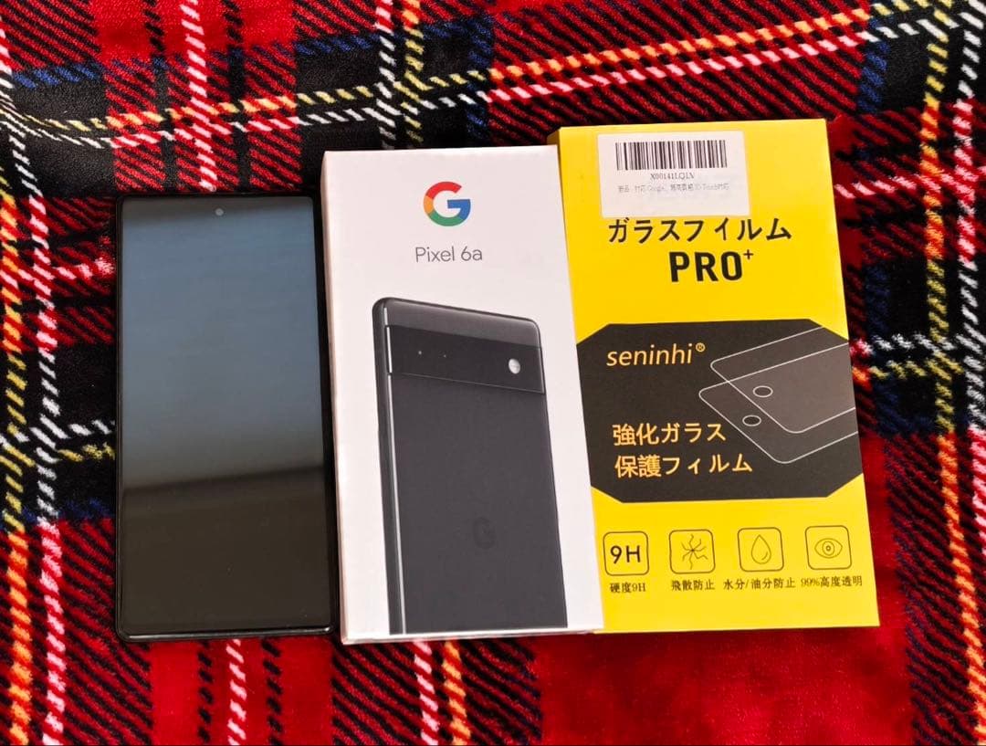 Google Pixel 6a 128GB チャコールブラック 本体箱初期化済