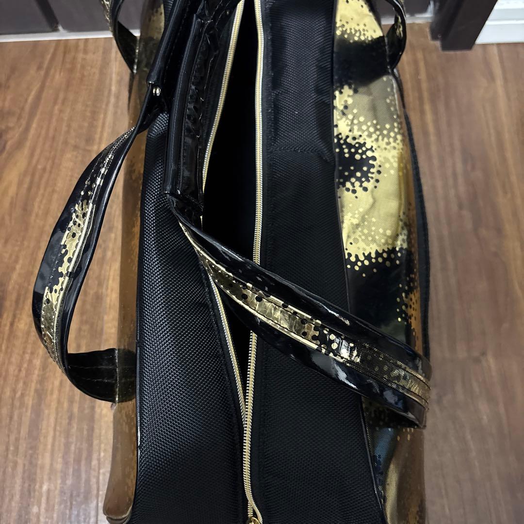 【ほぼ未使用】MARK & LONA ボストンバッグ ゴールド