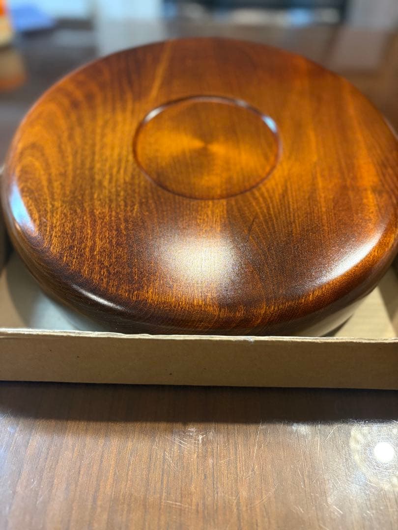 天然木　けやき　お盆　新品