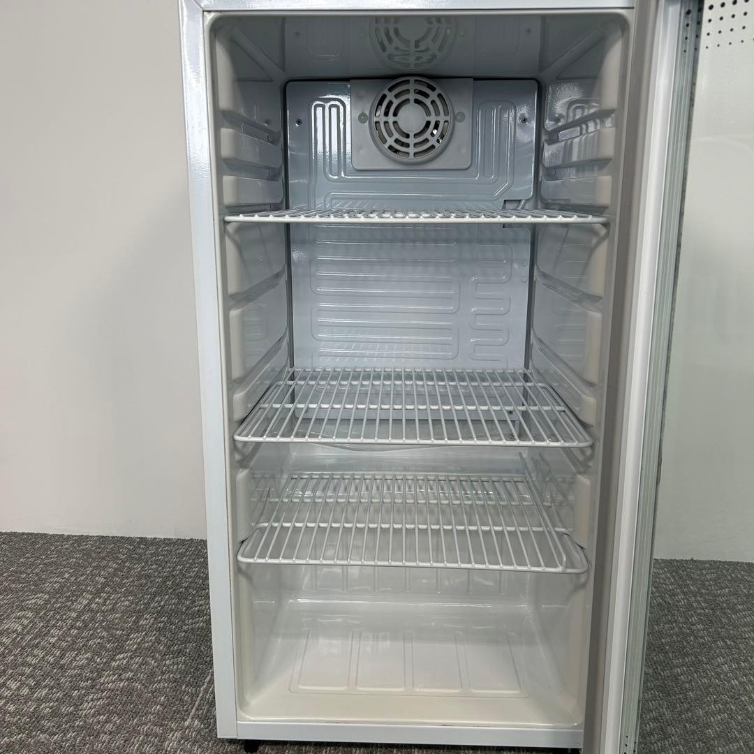 82業務用 冷蔵ショーケース オフィスコンビニ XW-105 左右開き 小型