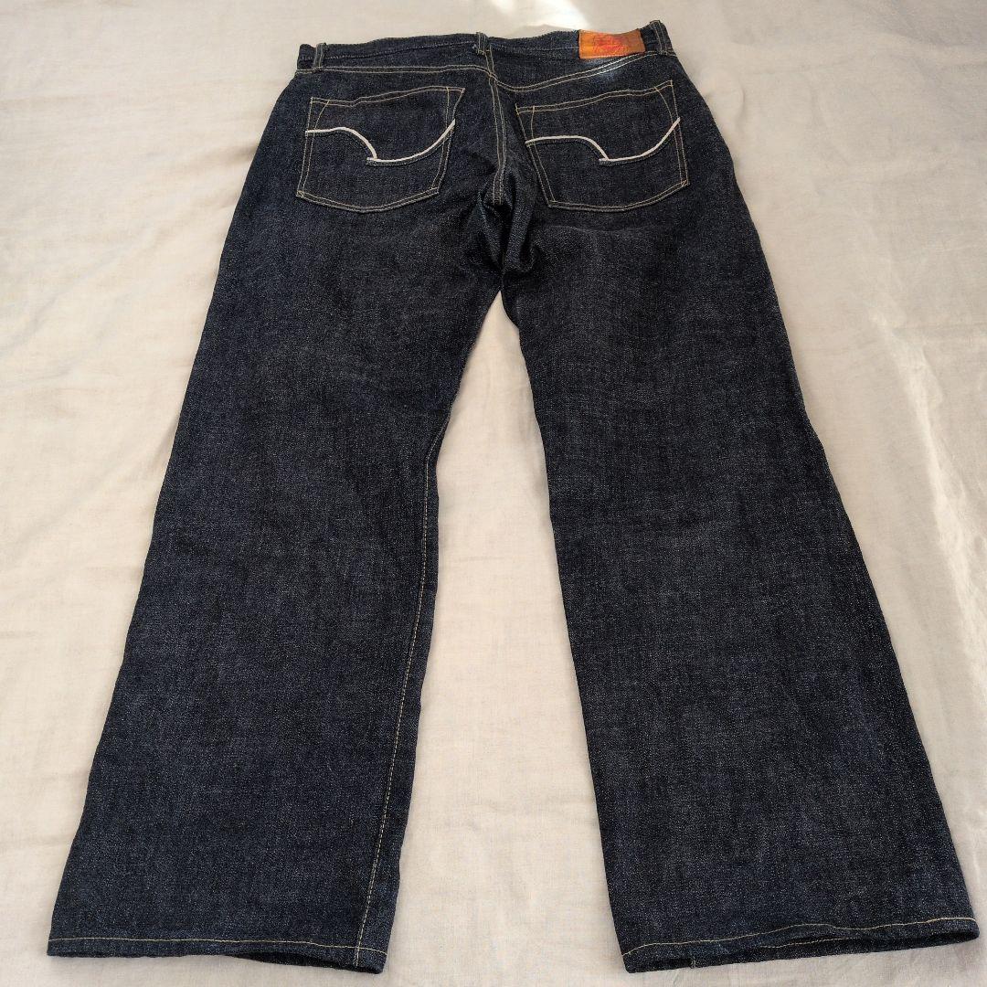 鬼デニム ONIDENIM セルビッジ 濃紺 日本製　W34