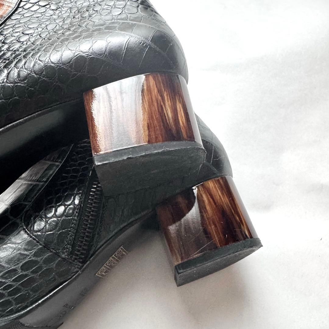 DRIES VAN NOTEN ドリスヴァンノッテン ブーツ 38.5 茶 黒